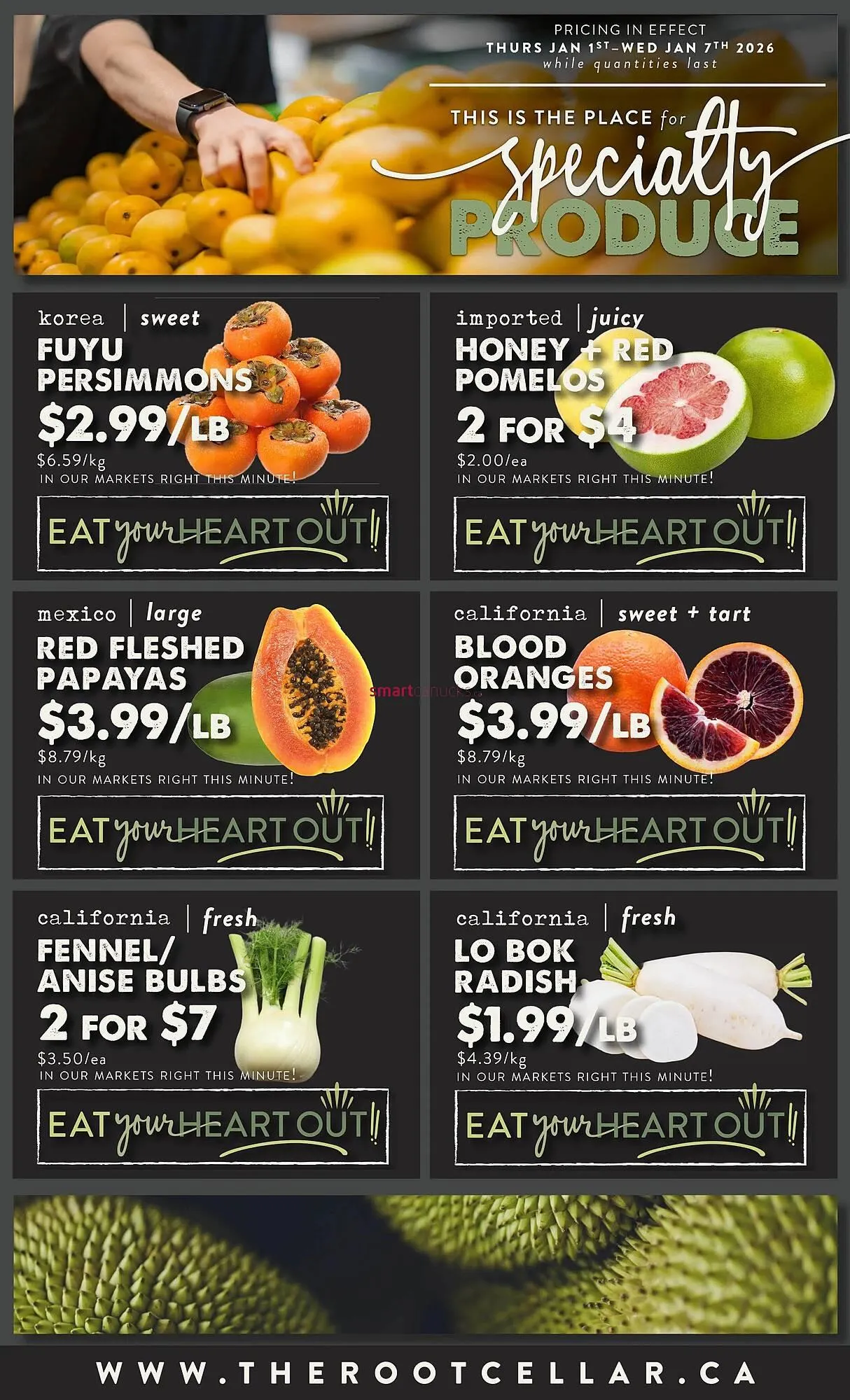 The Root Cellar flyer from January 1 to January 7 2026 - flyer page 3