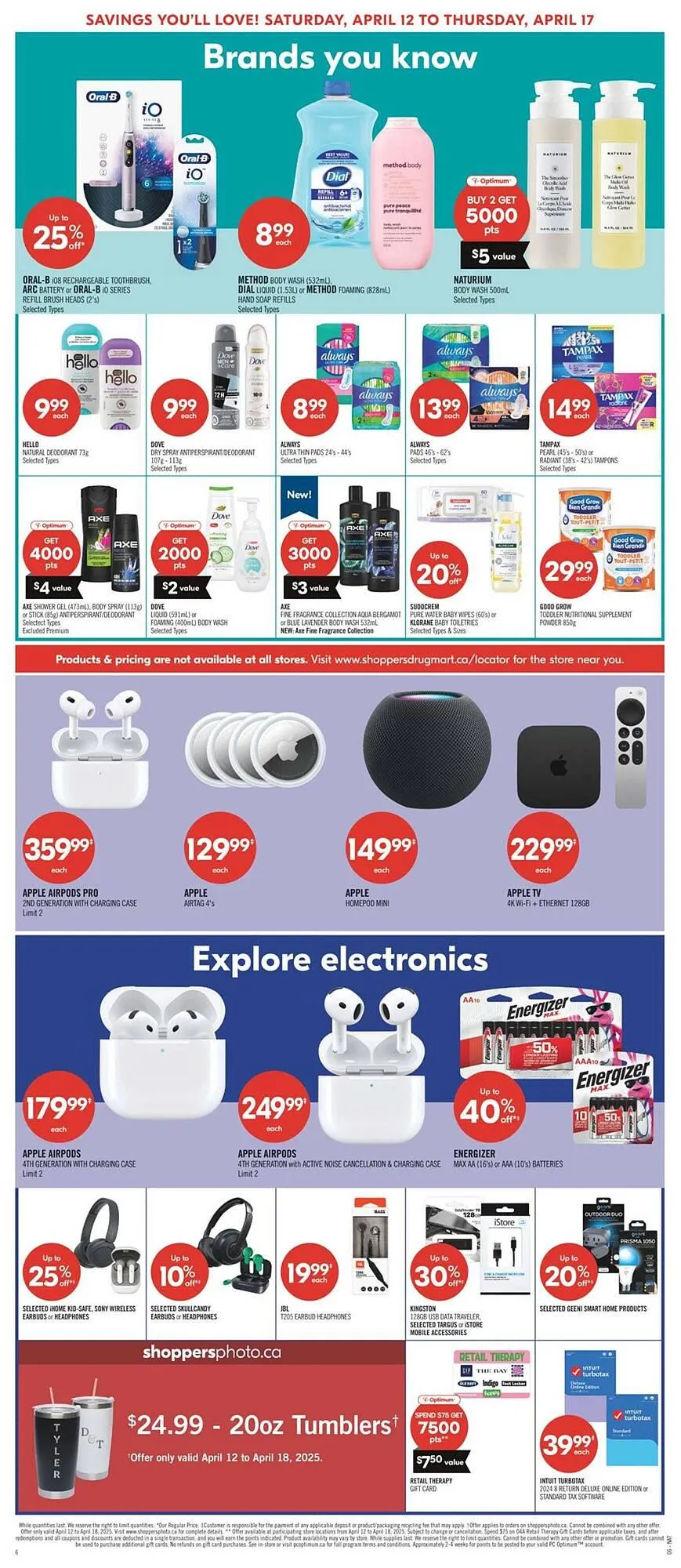 Shoppers Drug Mart flyer from April 10 to April 21 2025 - flyer page 11