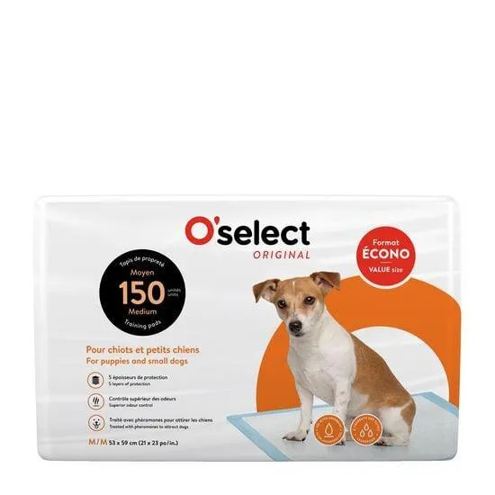 Training pads for puppies and small dogs, 150 un.