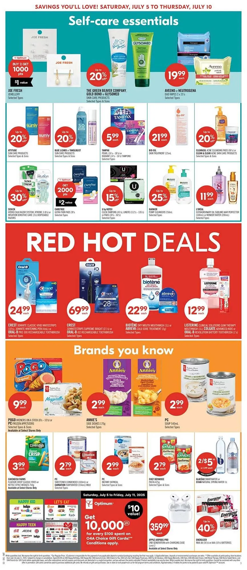 Shoppers Drug Mart flyer from July 3 to July 10 2025 - flyer page 17