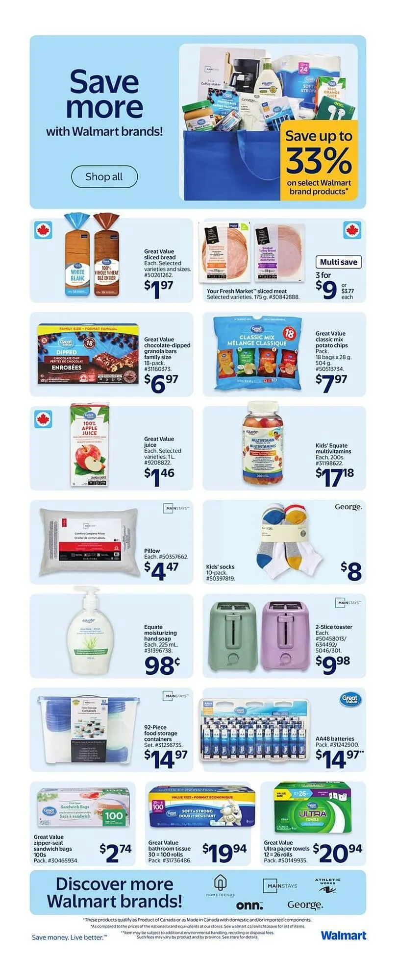 Walmart flyer from September 7 to September 17 2025 - flyer page 6