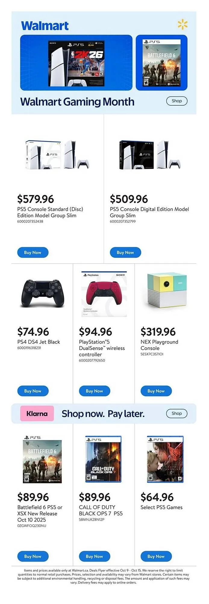 Walmart flyer from October 9 to October 15 2025 - flyer page 1