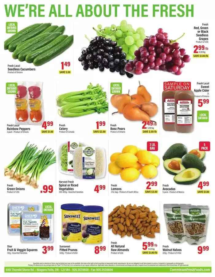 Commisso's Fresh Foods weeky flyer from October 25 to October 31 2024 - flyer page 3