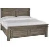 Glacier Point Panel Bed - Greystone