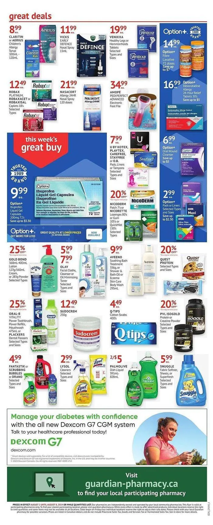 Guardian Pharmacy weekly flyer from August 1 to September 4 2024 - flyer page 6