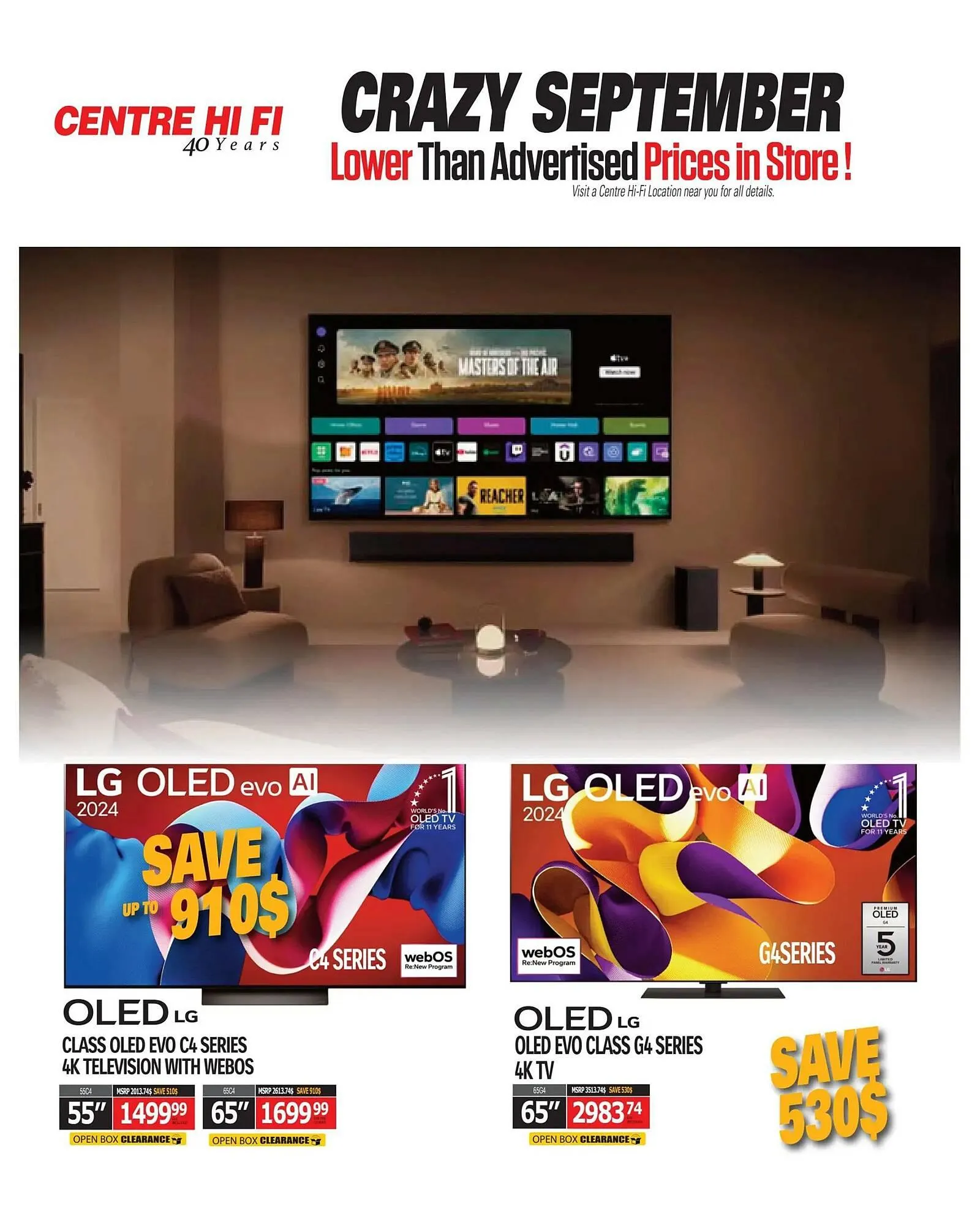 Centre Hi-Fi flyer from September 26 to October 2 2025 - flyer page 22