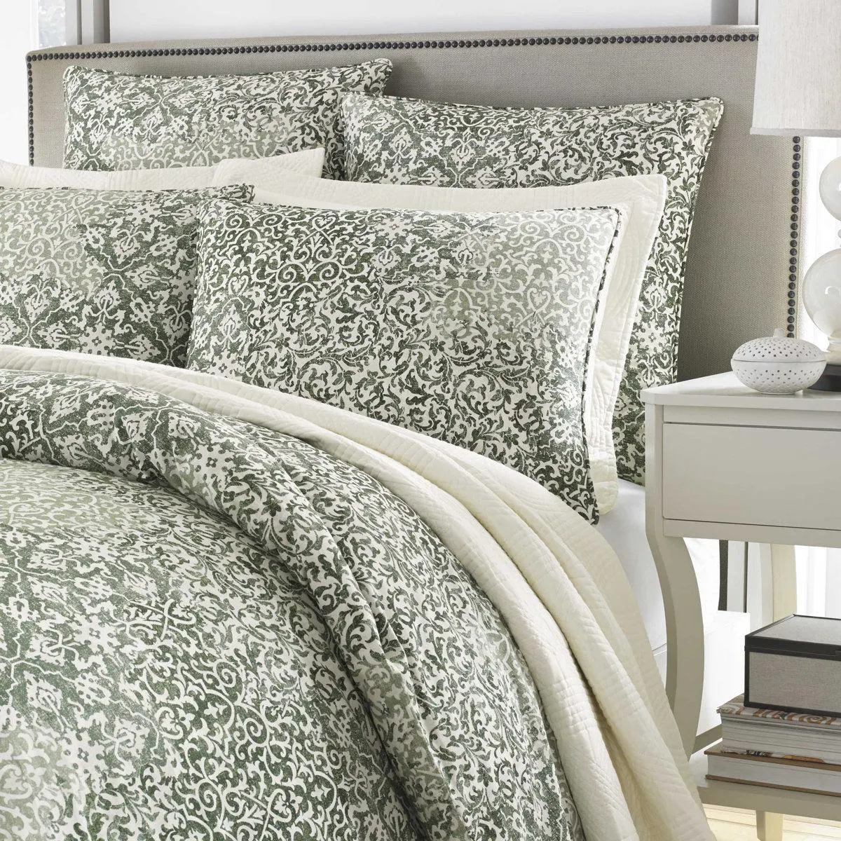 Stone Cottage Abingdon Green Cotton Comforter Set