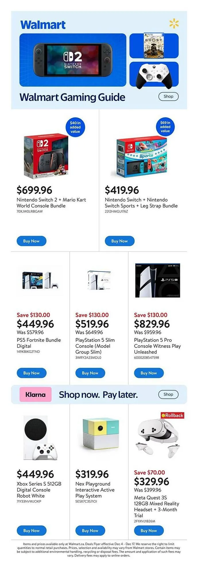 Walmart flyer from December 4 to December 10 2025 - flyer page 1