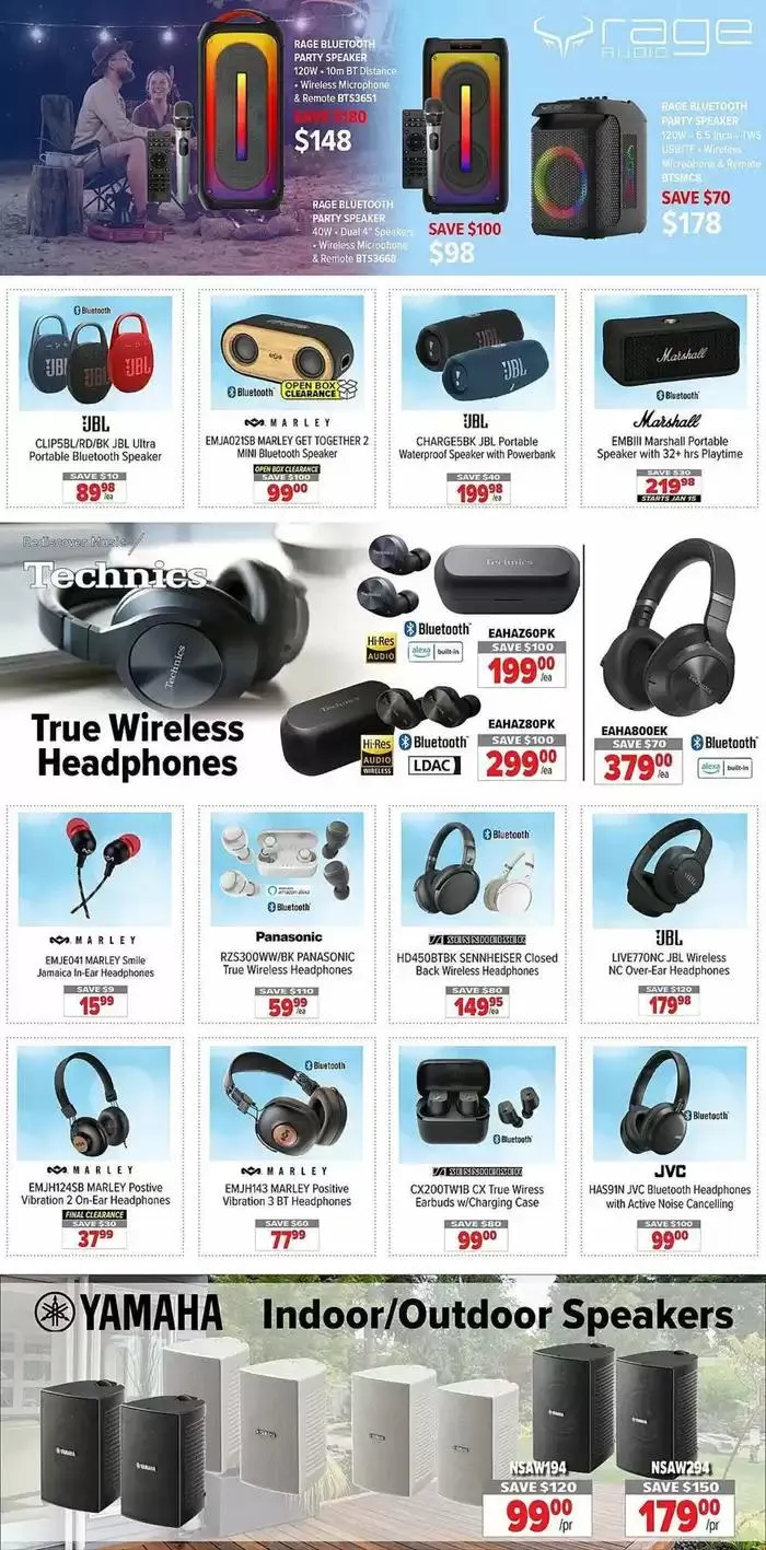 2001 Audio Video weekly flyer from January 10 to January 17 2025 - flyer page 11