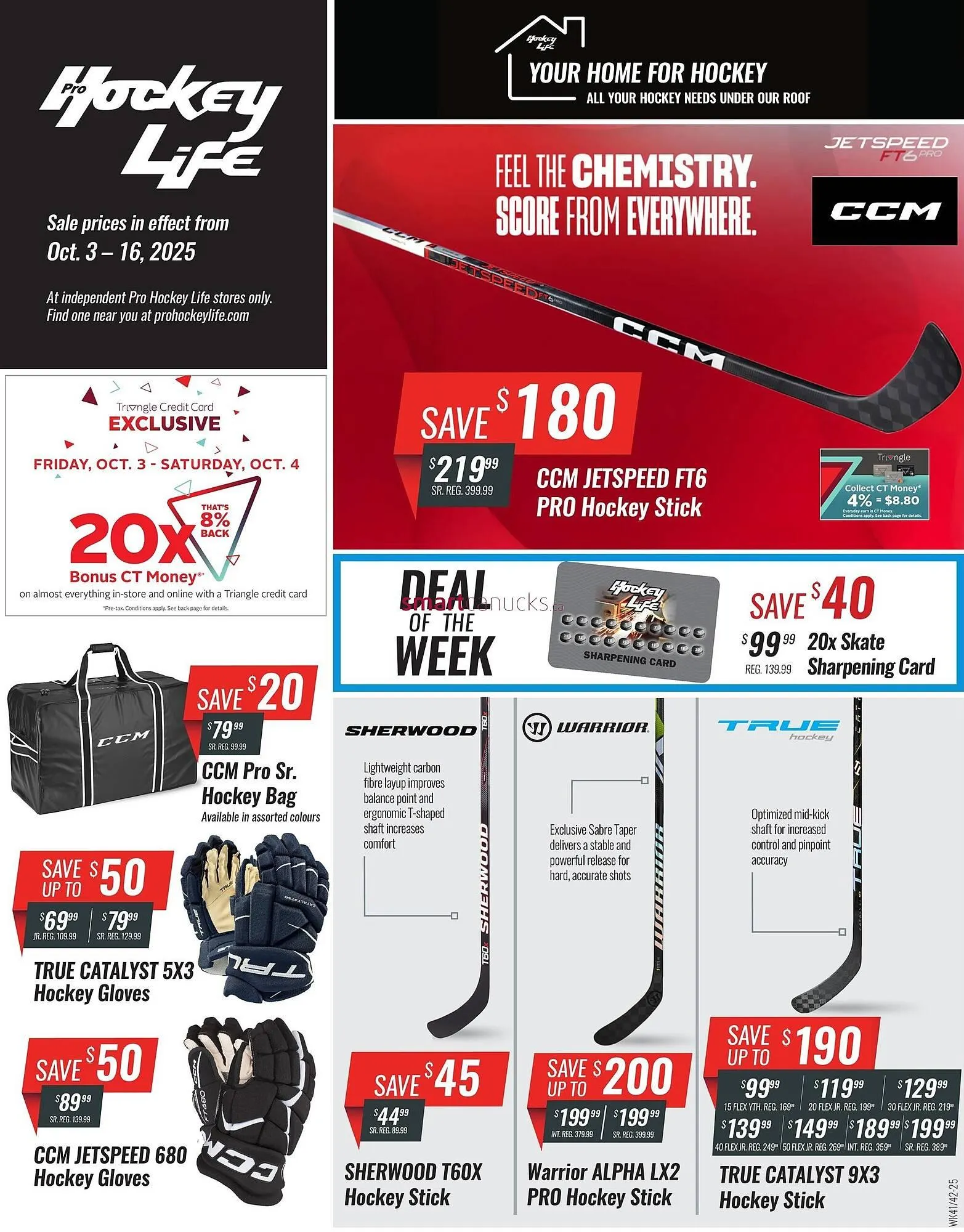 Hockey Life flyer from October 3 to October 9 2025 - flyer page 1