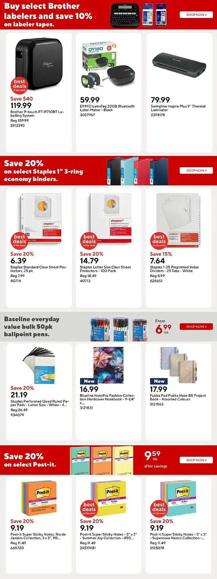 Staples flyer from October 24 to October 31 2025 - flyer page 11