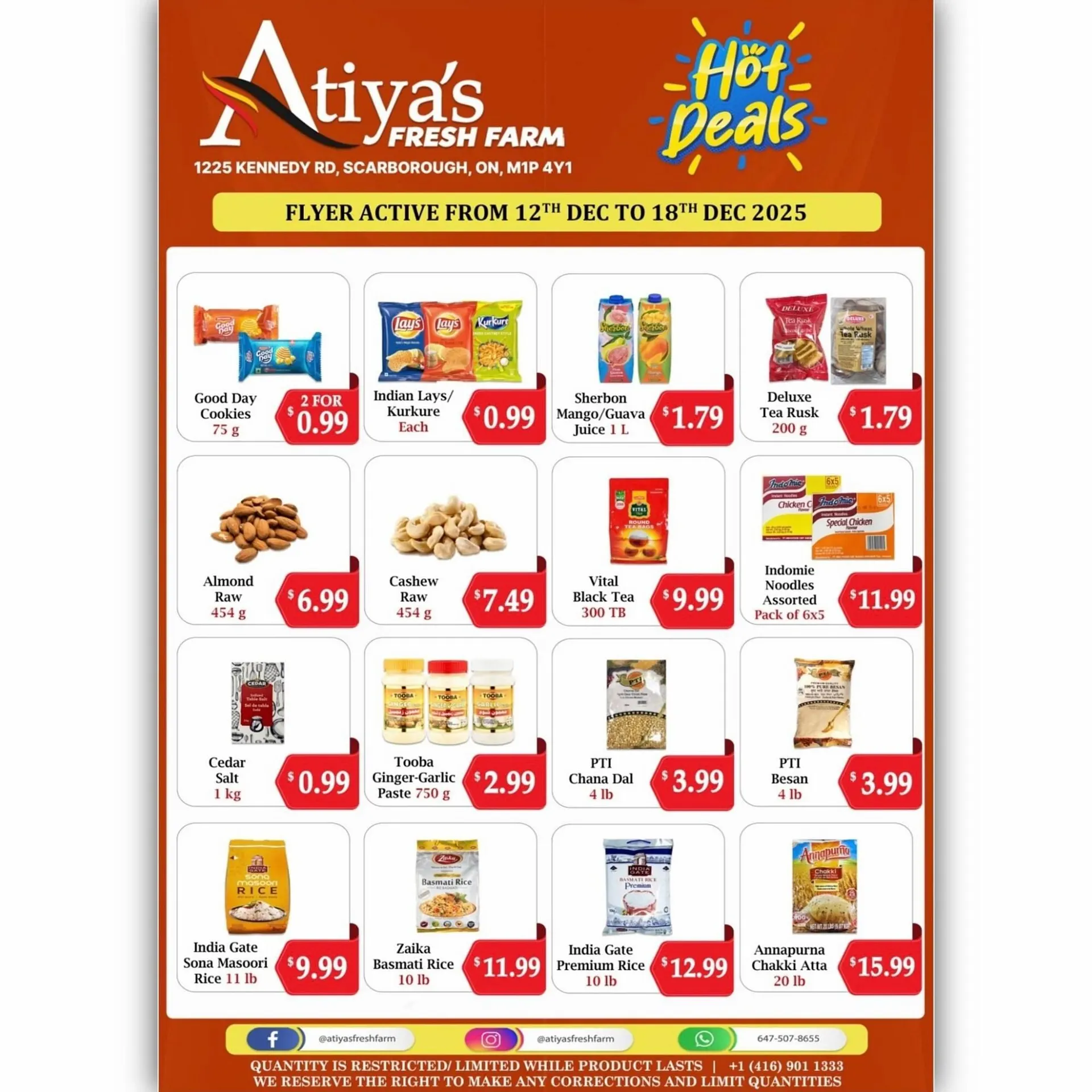 Atiya's Fresh Farm flyer from December 12 to December 18 2025 - flyer page 2