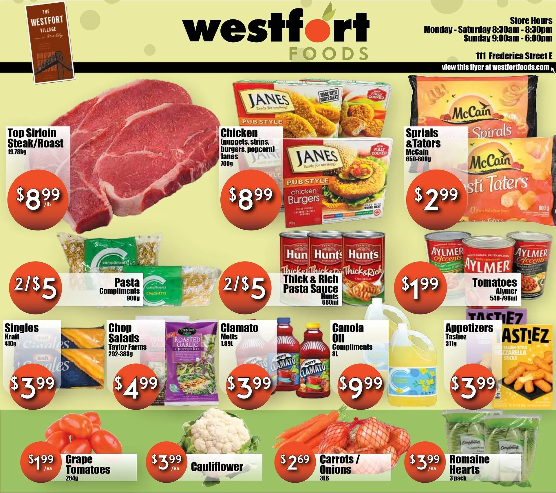 Westfort Foods flyer - 1
