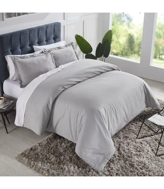 PACIFIC 100% WASHED COTTON DUVET COVER SET