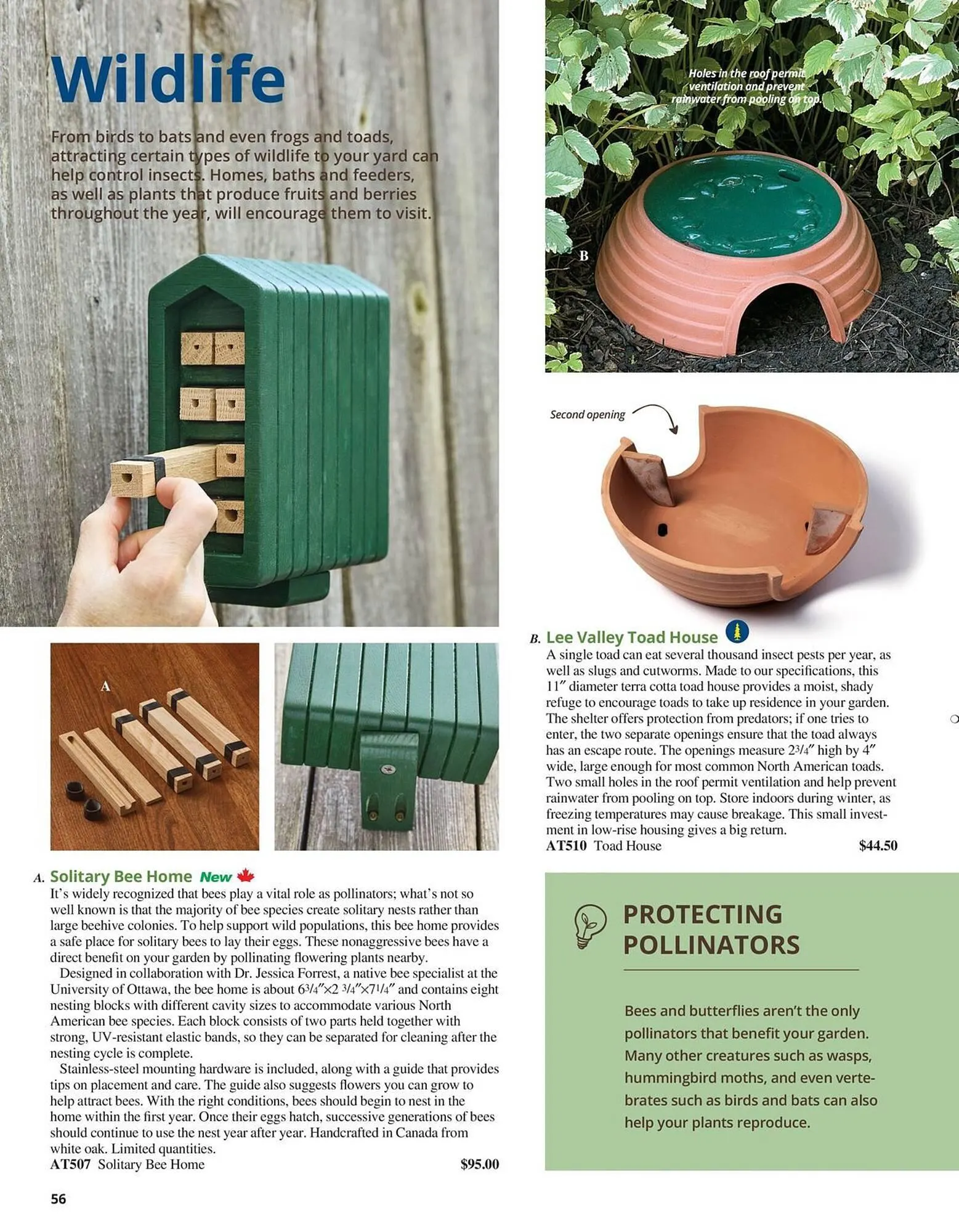 Lee Valley Tools flyer from July 8 to December 31 2025 - flyer page 56