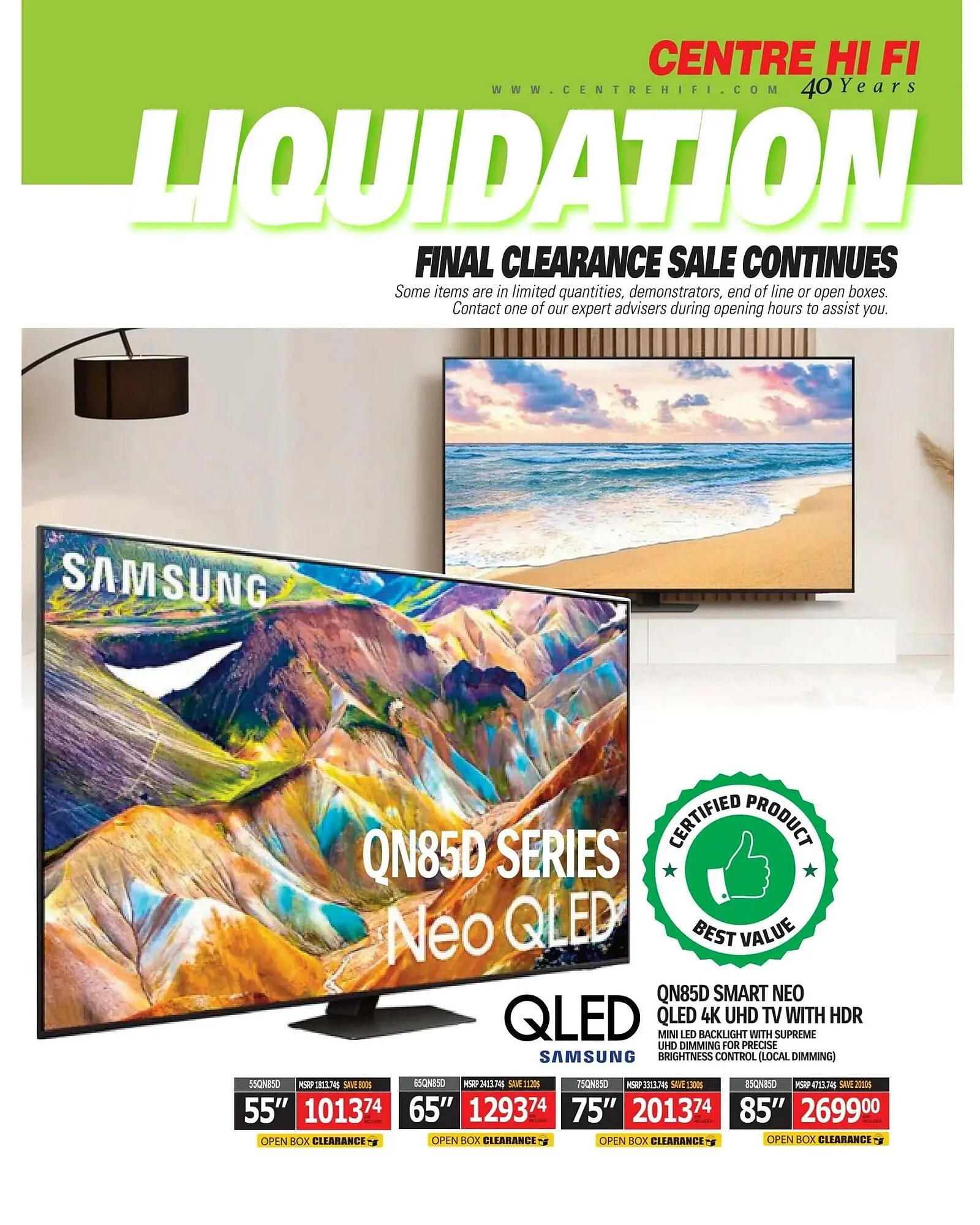 Centre Hi-Fi flyer from September 26 to October 2 2025 - flyer page 73