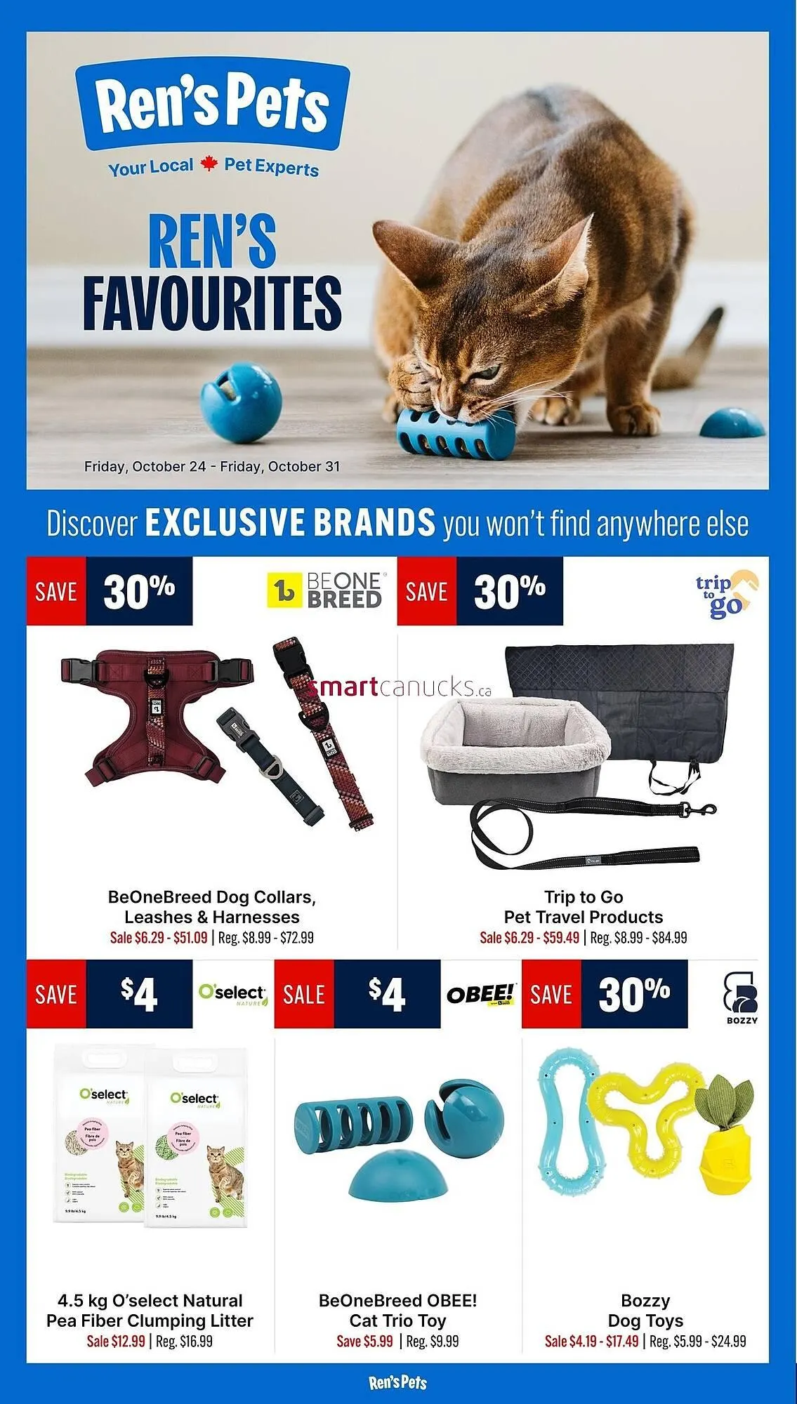 Ren’s Pets Depot flyer from October 23 to November 5 2025 - flyer page 1