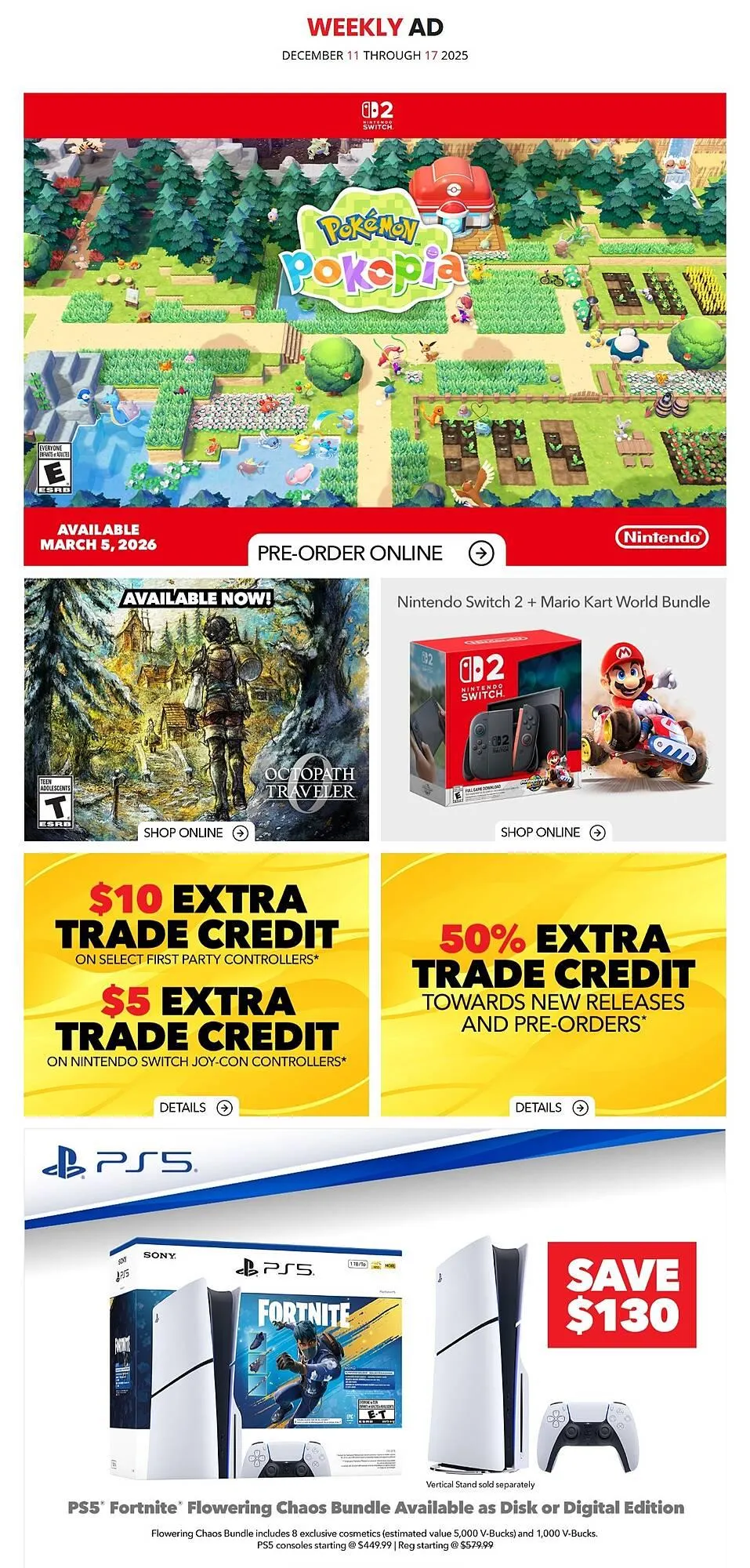 EB Games flyer from December 11 to December 17 2025 - flyer page 1