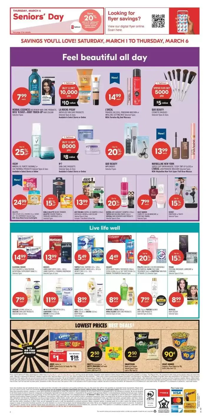 Top offers for smart savers from March 1 to March 6 2025 - flyer page 16