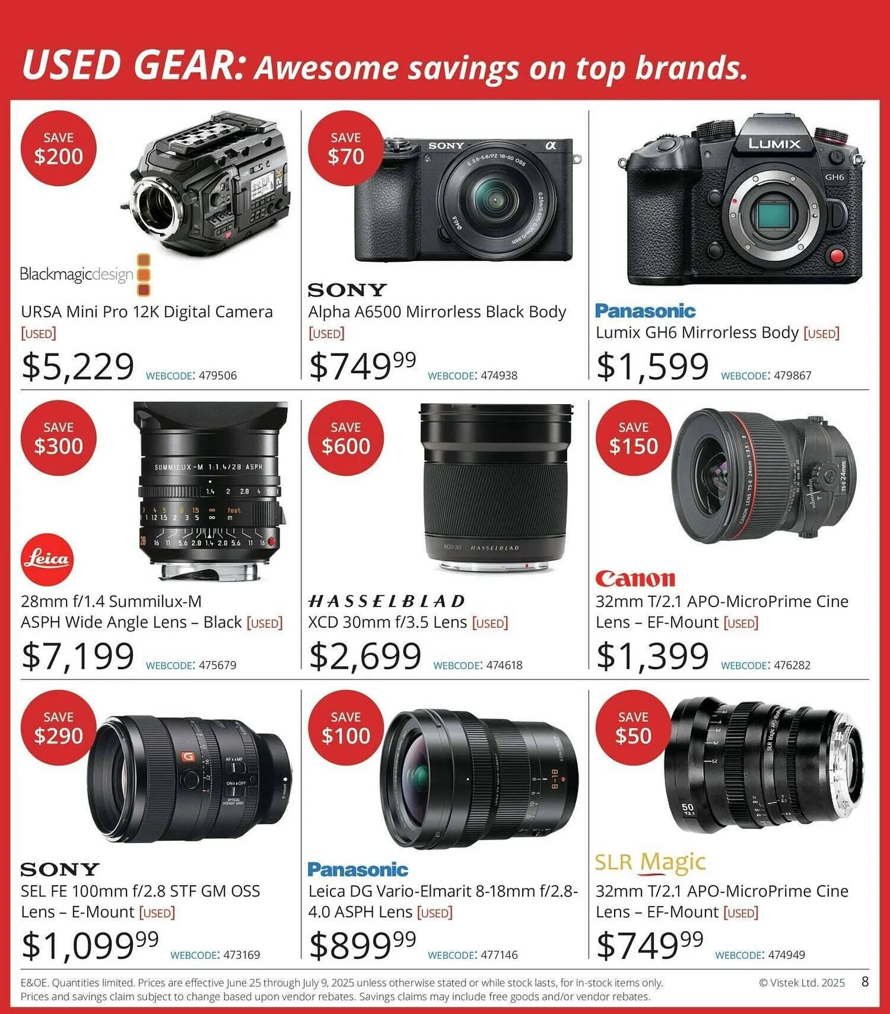 Vistek flyer from June 26 to July 3 2025 - flyer page 8