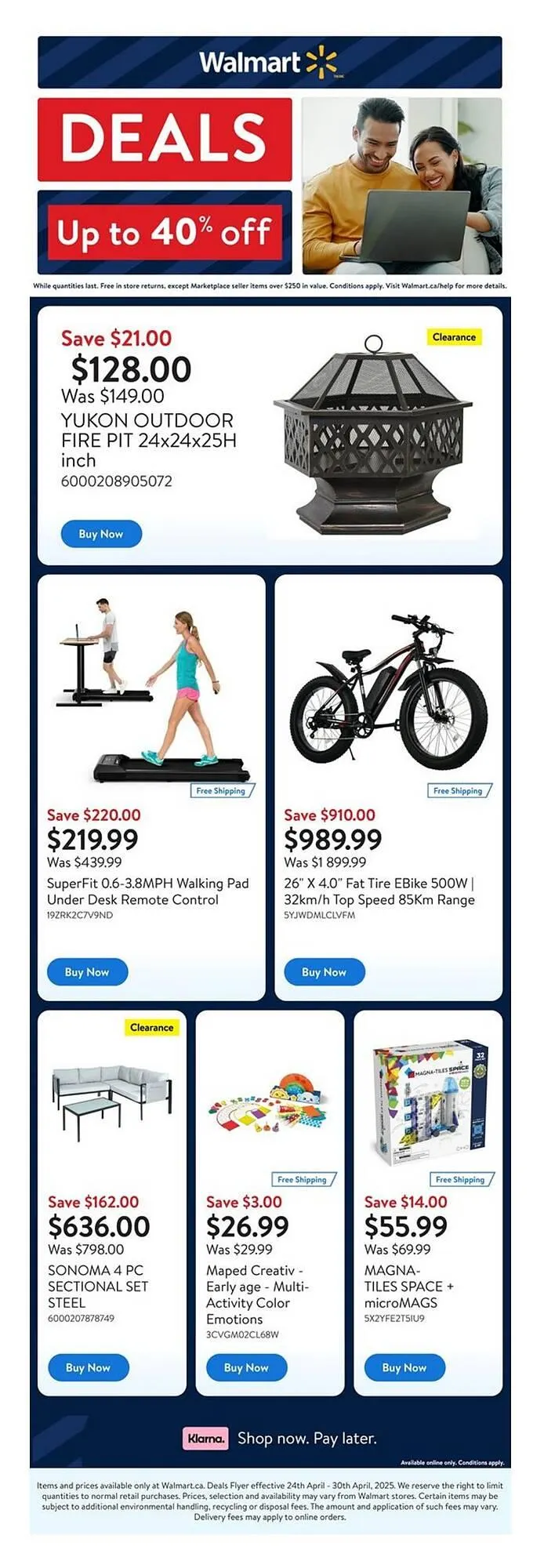 Walmart flyer from April 24 to April 30 2025 - flyer page 1