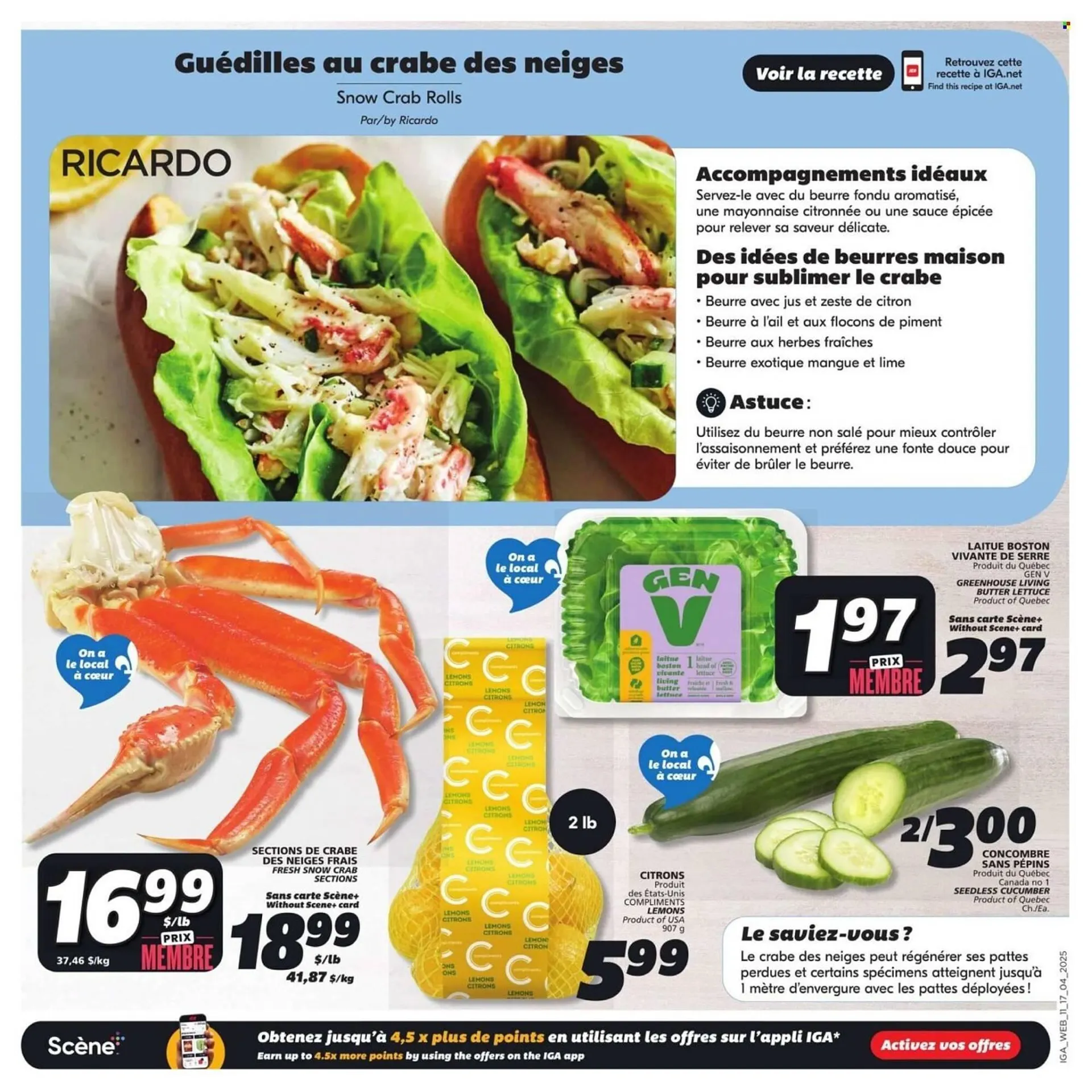 IGA flyer from April 17 to April 23 2025 - flyer page 16