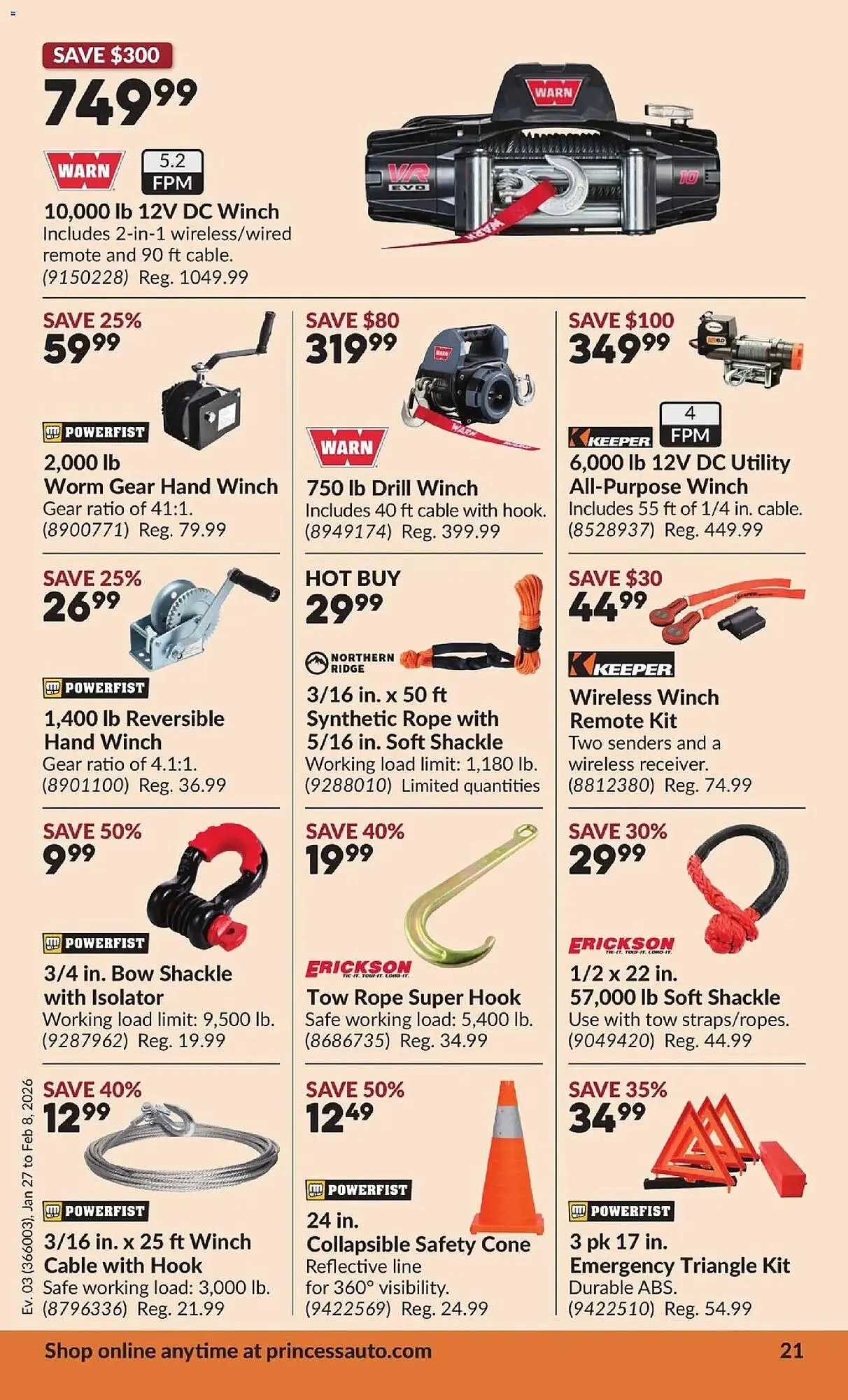 Princess Auto flyer from January 27 to February 8 2026 - flyer page 29