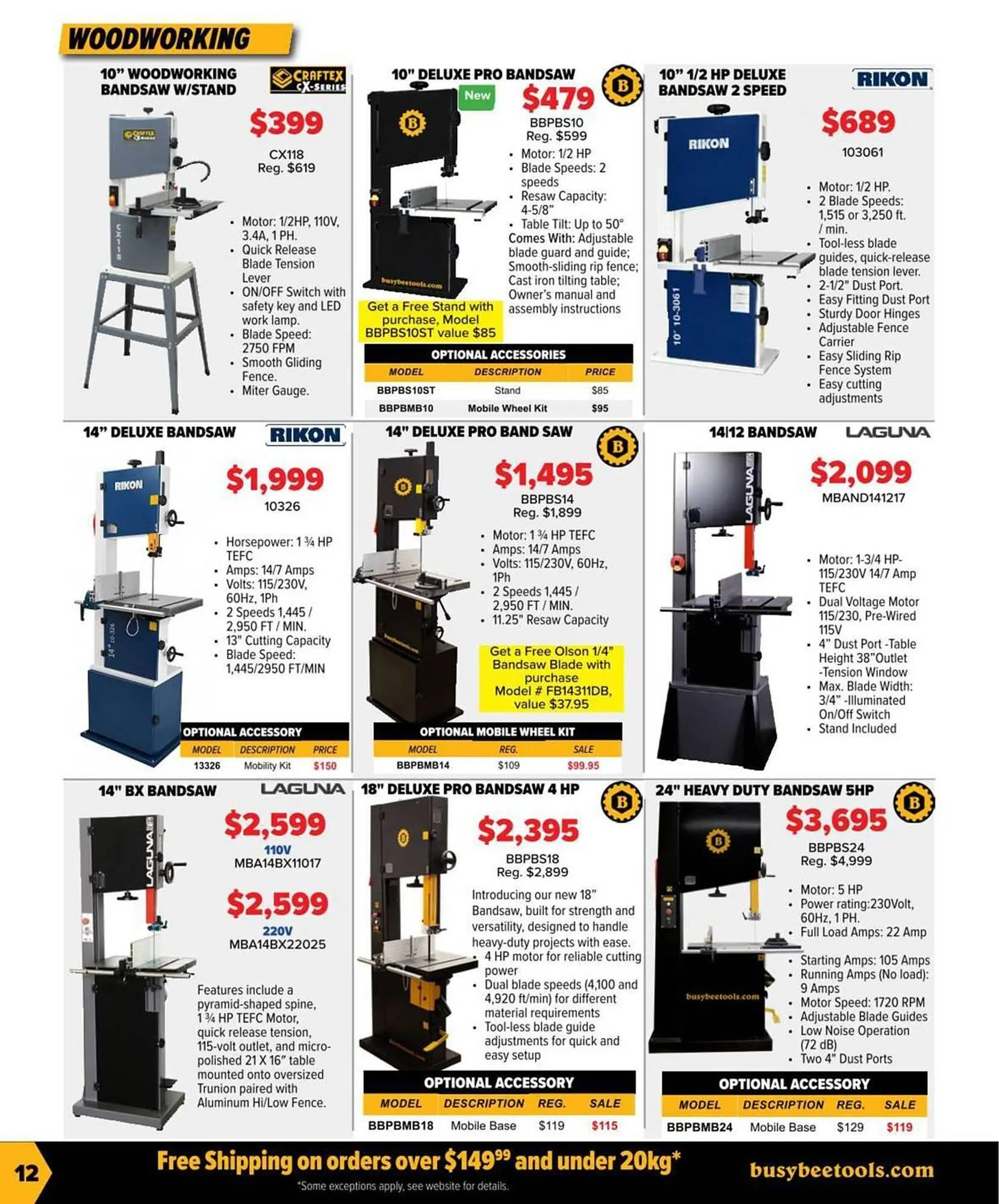 Busy Bee Tools flyer from September 9 to October 18 2025 - flyer page 12