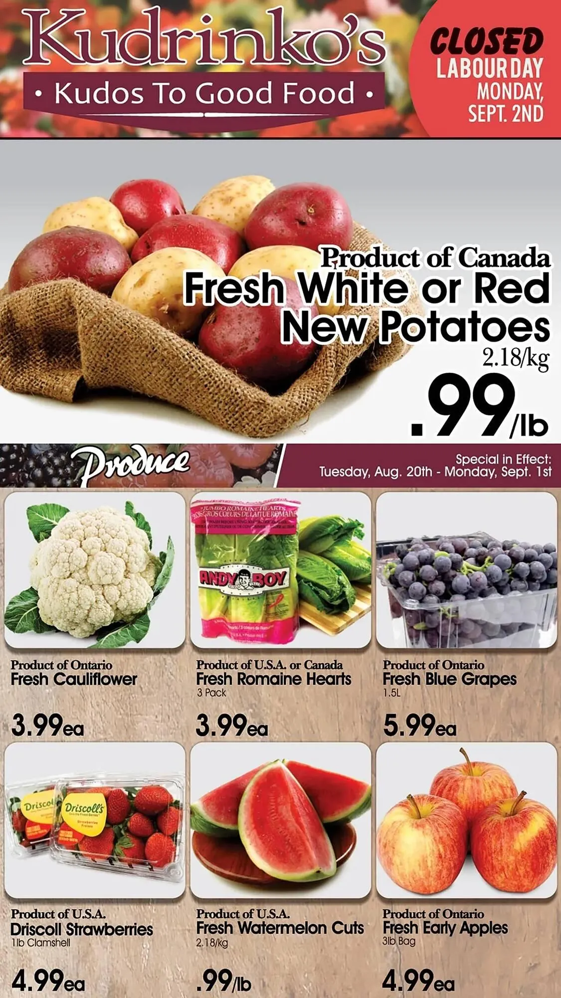 Kudrinko's flyer from August 22 to August 28 2024 - flyer page 2