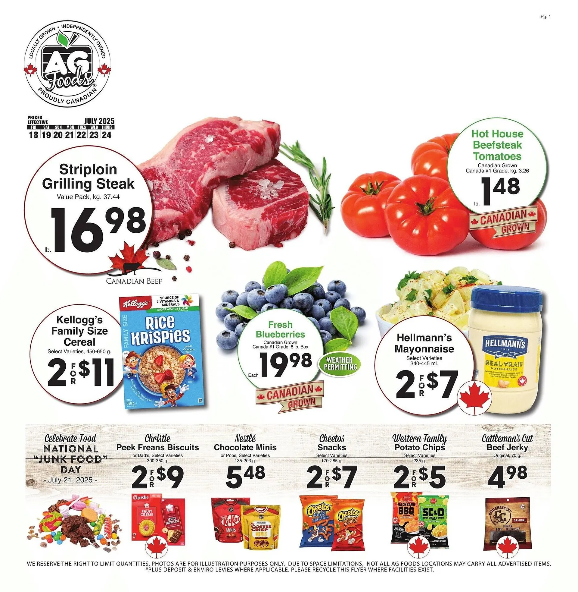 AG Foods flyer - 1