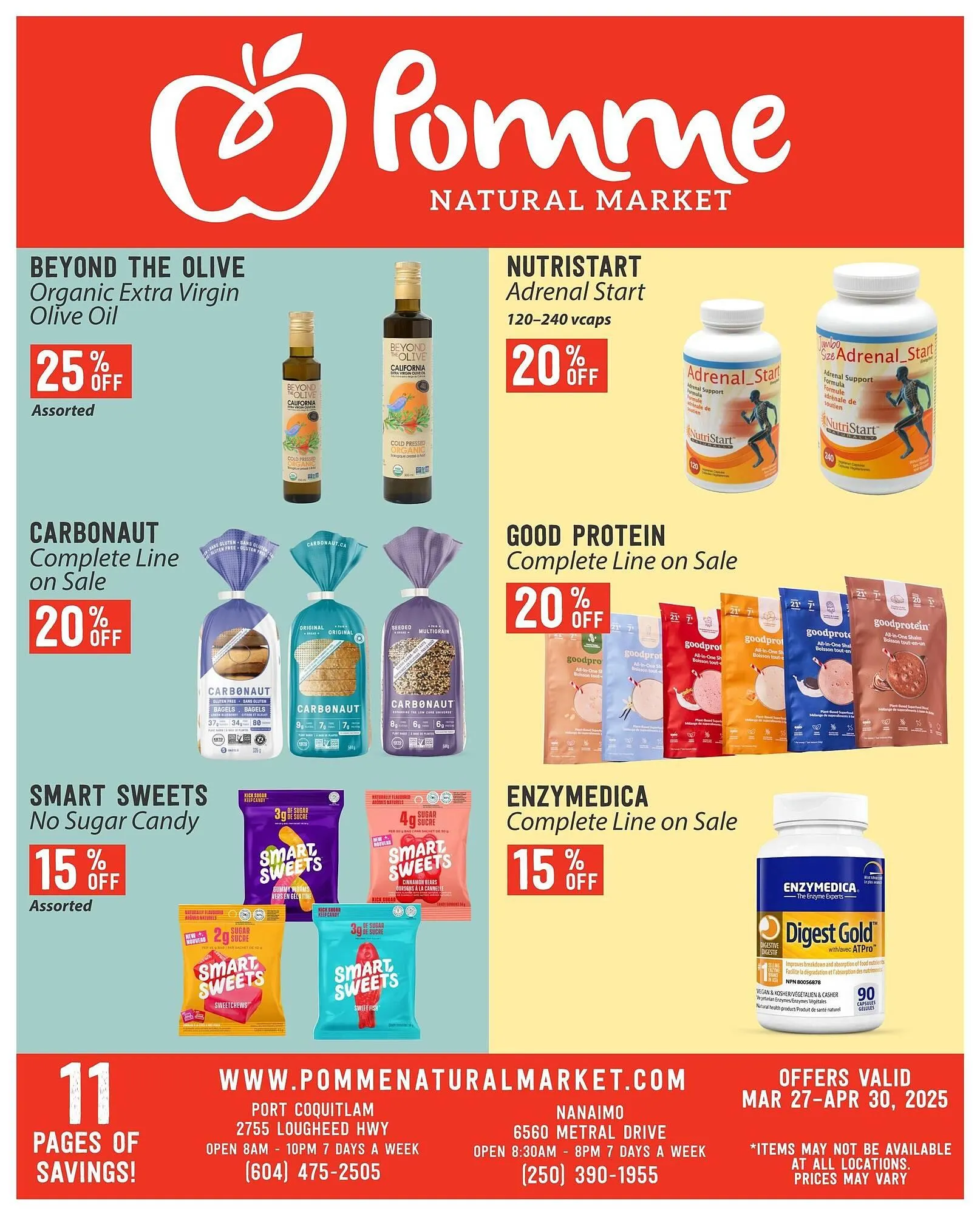 Pomme Natural Market flyer from March 27 to April 2 2025 - flyer page 1