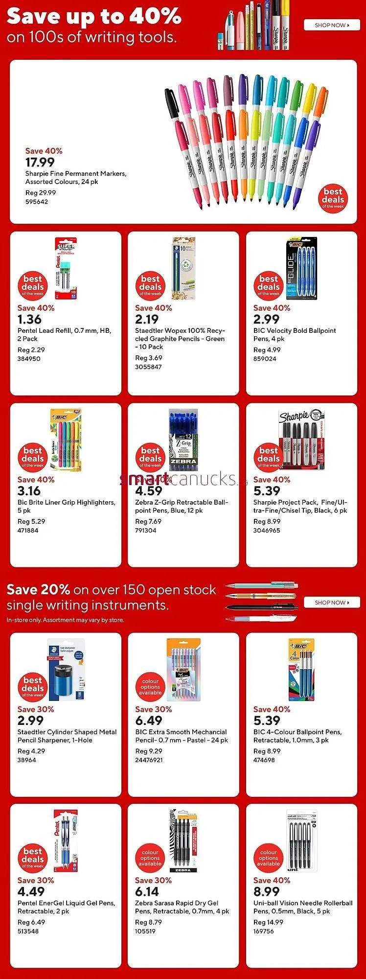 Staples flyer from March 26 to April 1 2025 - flyer page 10