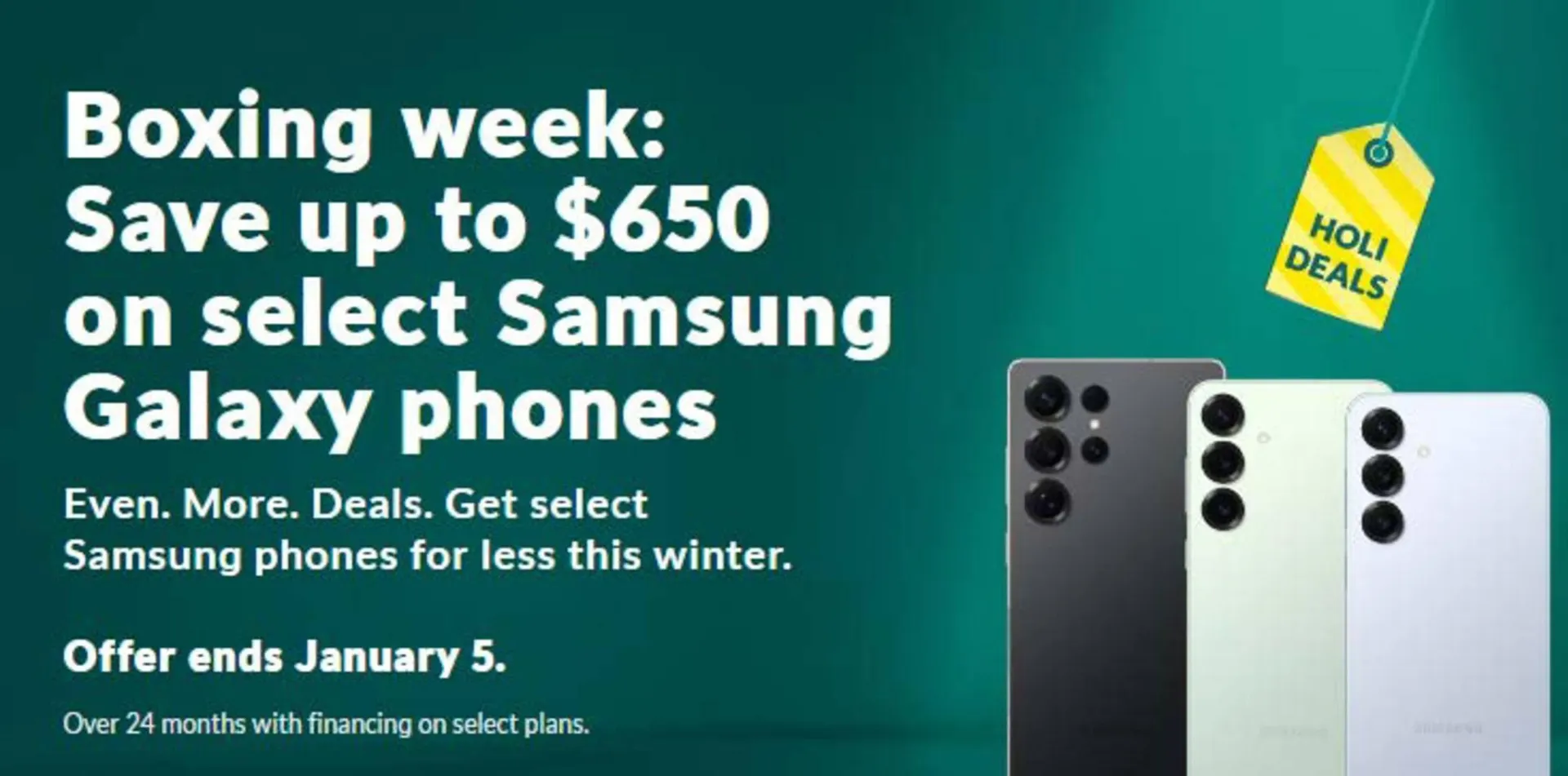 Fido flyer from December 23 to January 5 2026 - flyer page 1