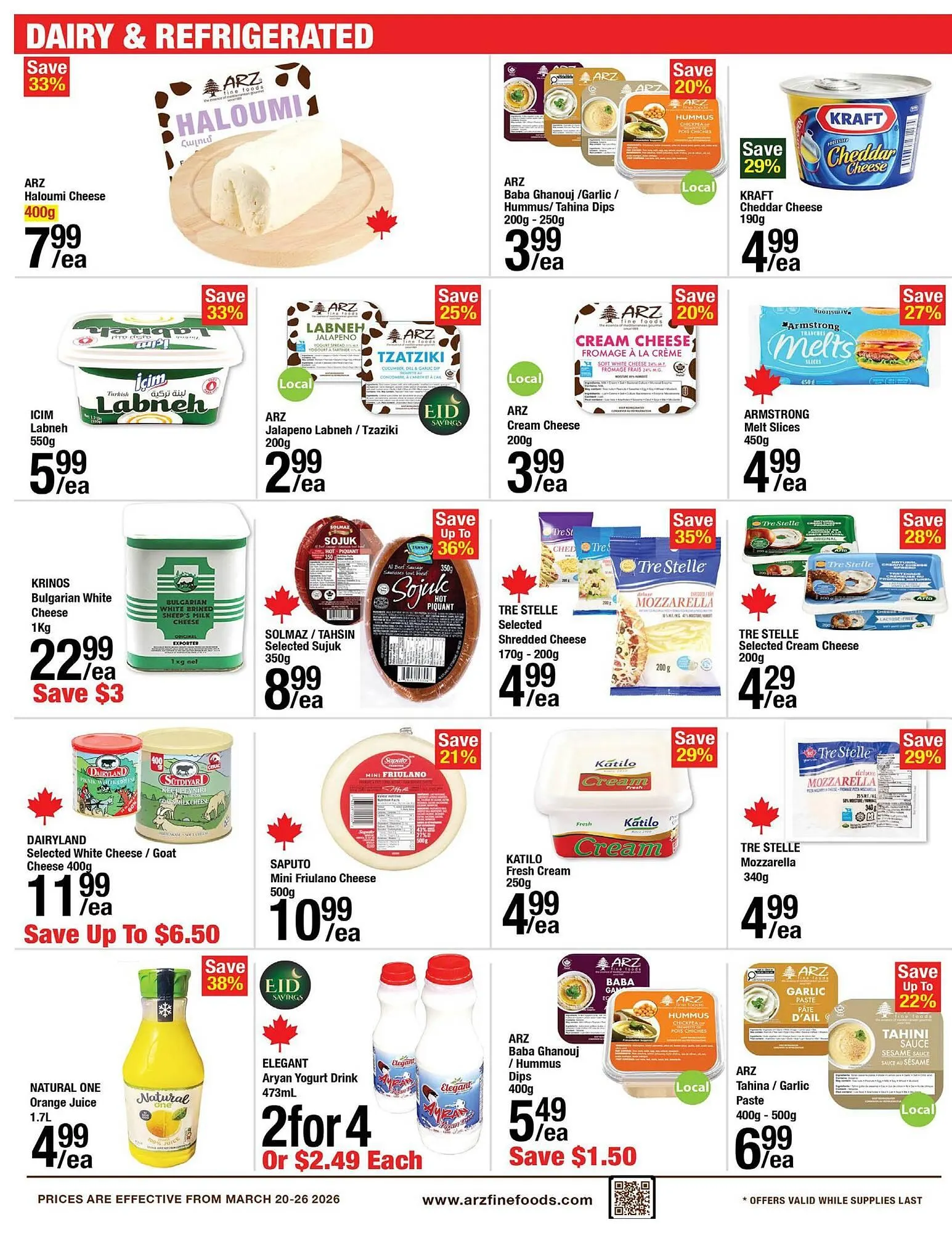 Arz Fine Foods flyer from March 20 to March 26 2026 - flyer page 9