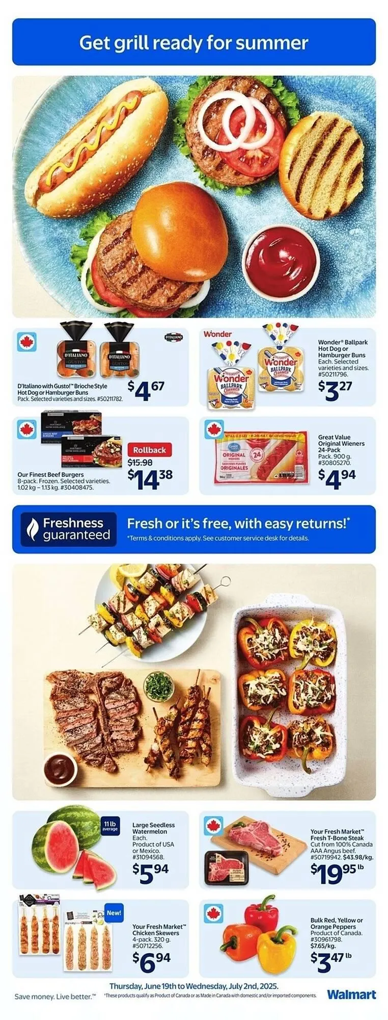 Walmart flyer from June 19 to July 2 2025 - flyer page 7