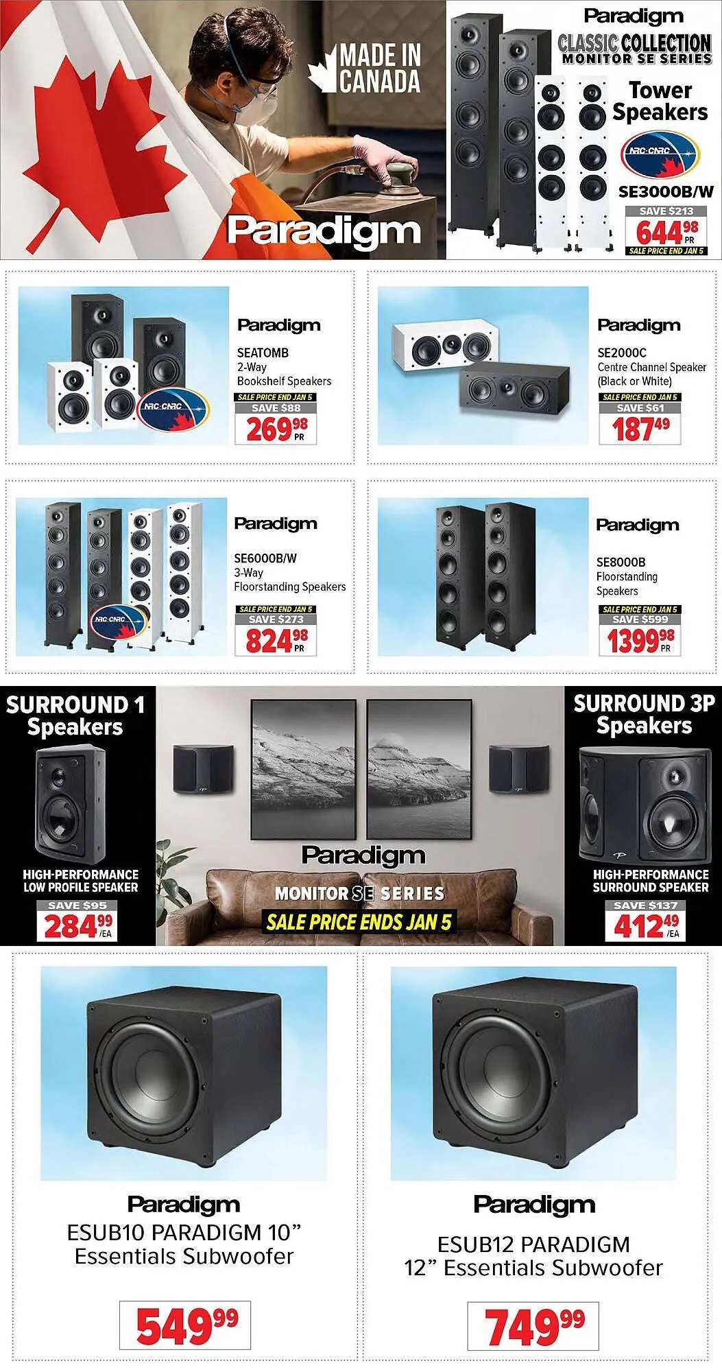 2001 Audio Video flyer from January 2 to January 9 2026 - flyer page 12