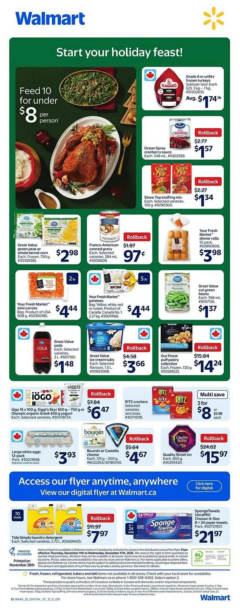 Walmart flyer from December 10 to December 24 2025 - flyer page 3