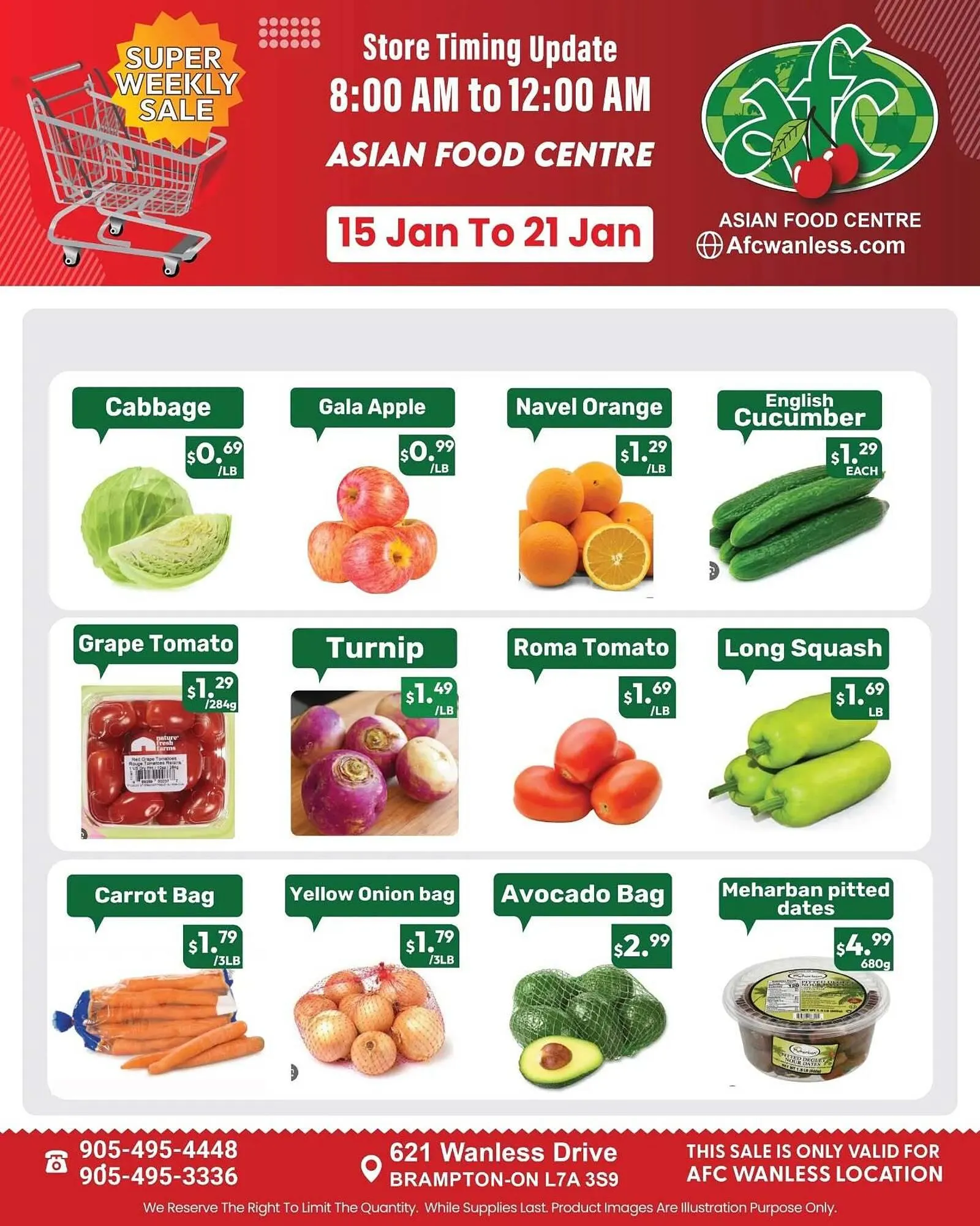 Asian Food Centre flyer from January 15 to January 21 2026 - flyer page 1