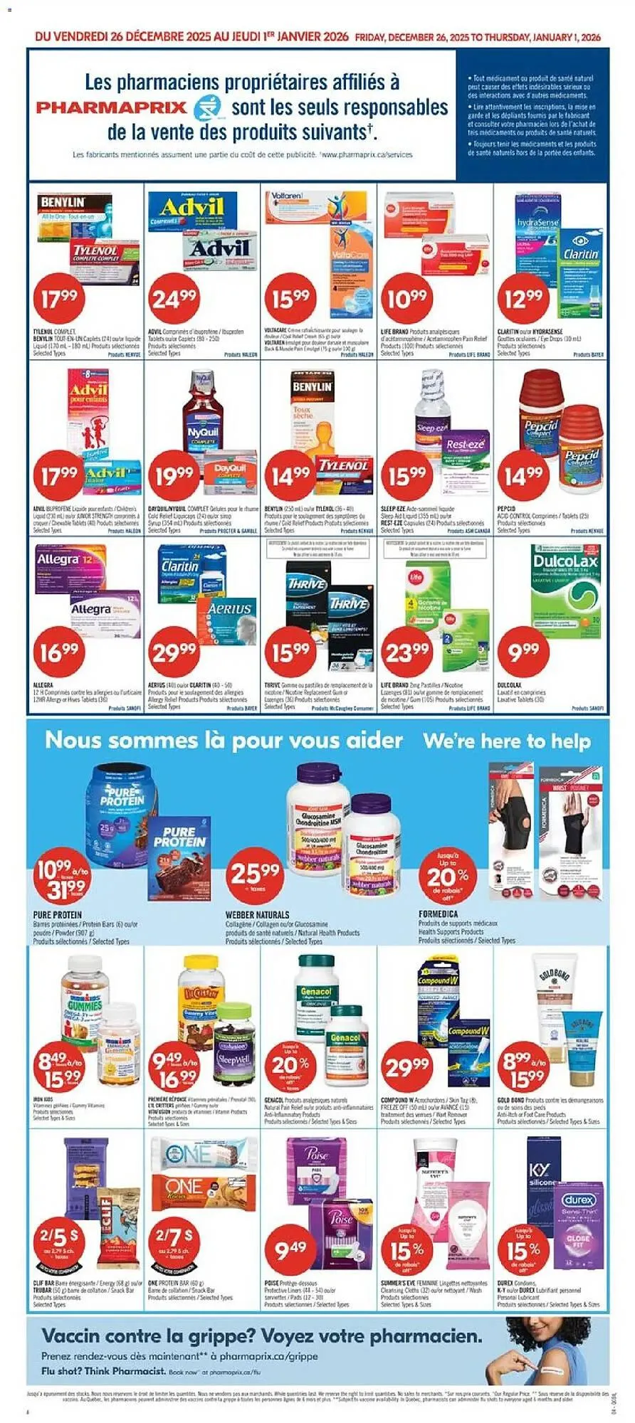 Pharmaprix flyer from December 26 to January 1 2026 - flyer page 8