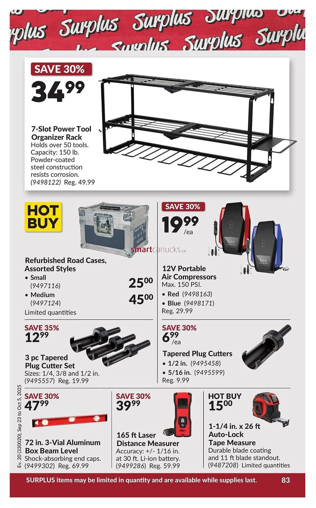 Princess Auto flyer from September 18 to September 24 2025 - flyer page 89