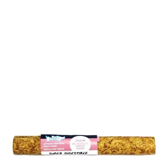 Poultry Tube Dental Dog Treat, 22 cm