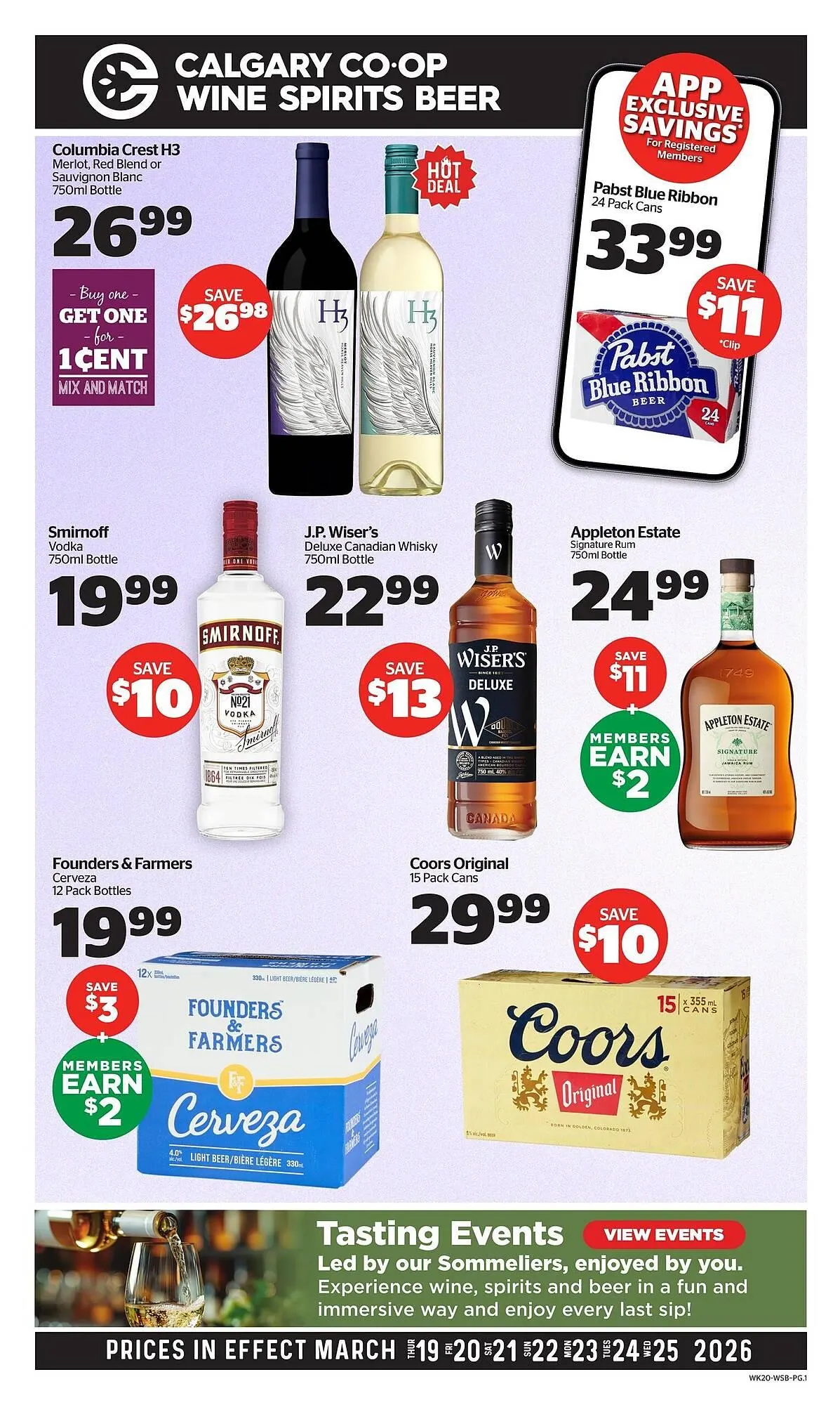 Calgary Co-op flyer from March 19 to March 25 2026 - flyer page 1