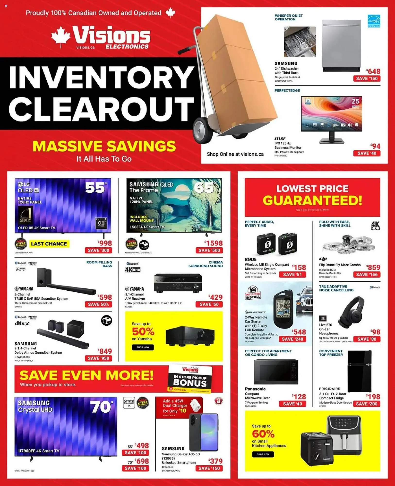 Visions Electronics flyer from January 9 to January 16 2026 - flyer page 1