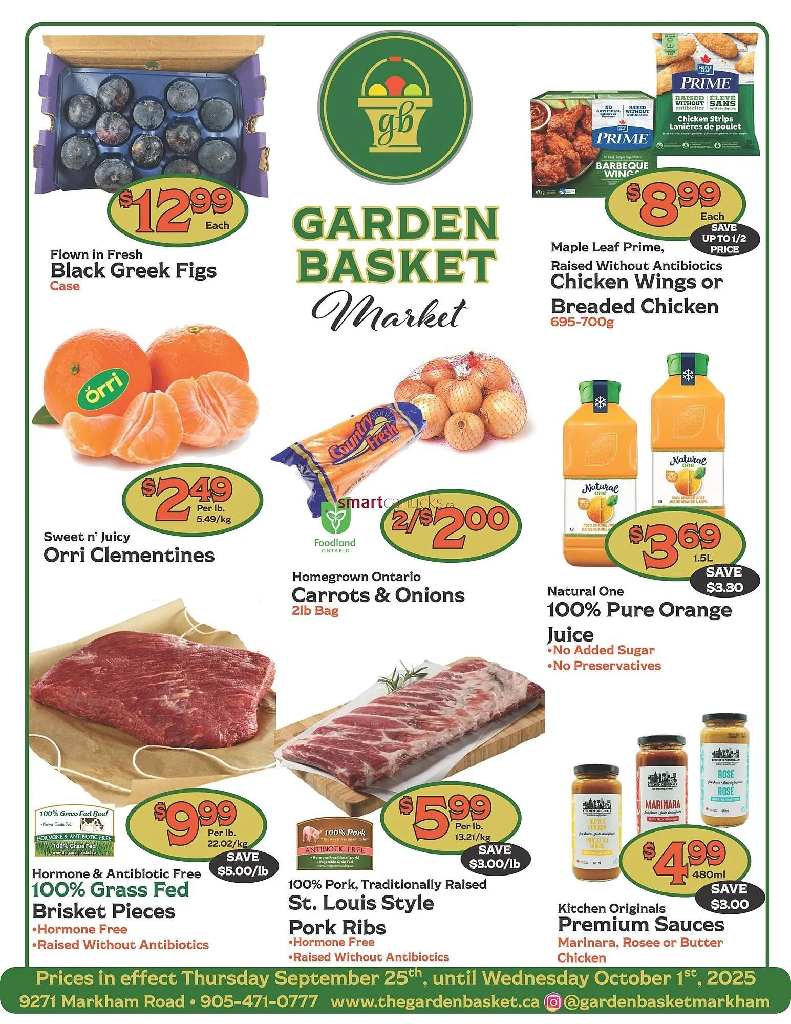 The Garden Basket flyer from September 25 to October 1 2025 - flyer page 1