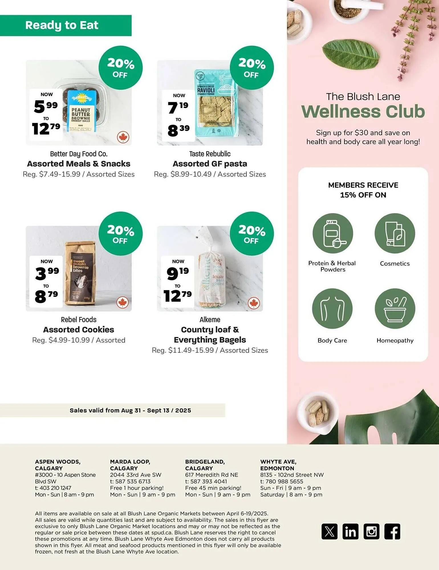 Blush Lane Organics flyer from September 1 to September 15 2025 - flyer page 9