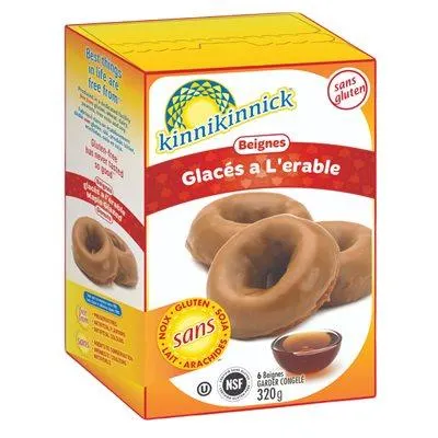 Kinnikinnick Beignes glacés à l'érable sans gluten