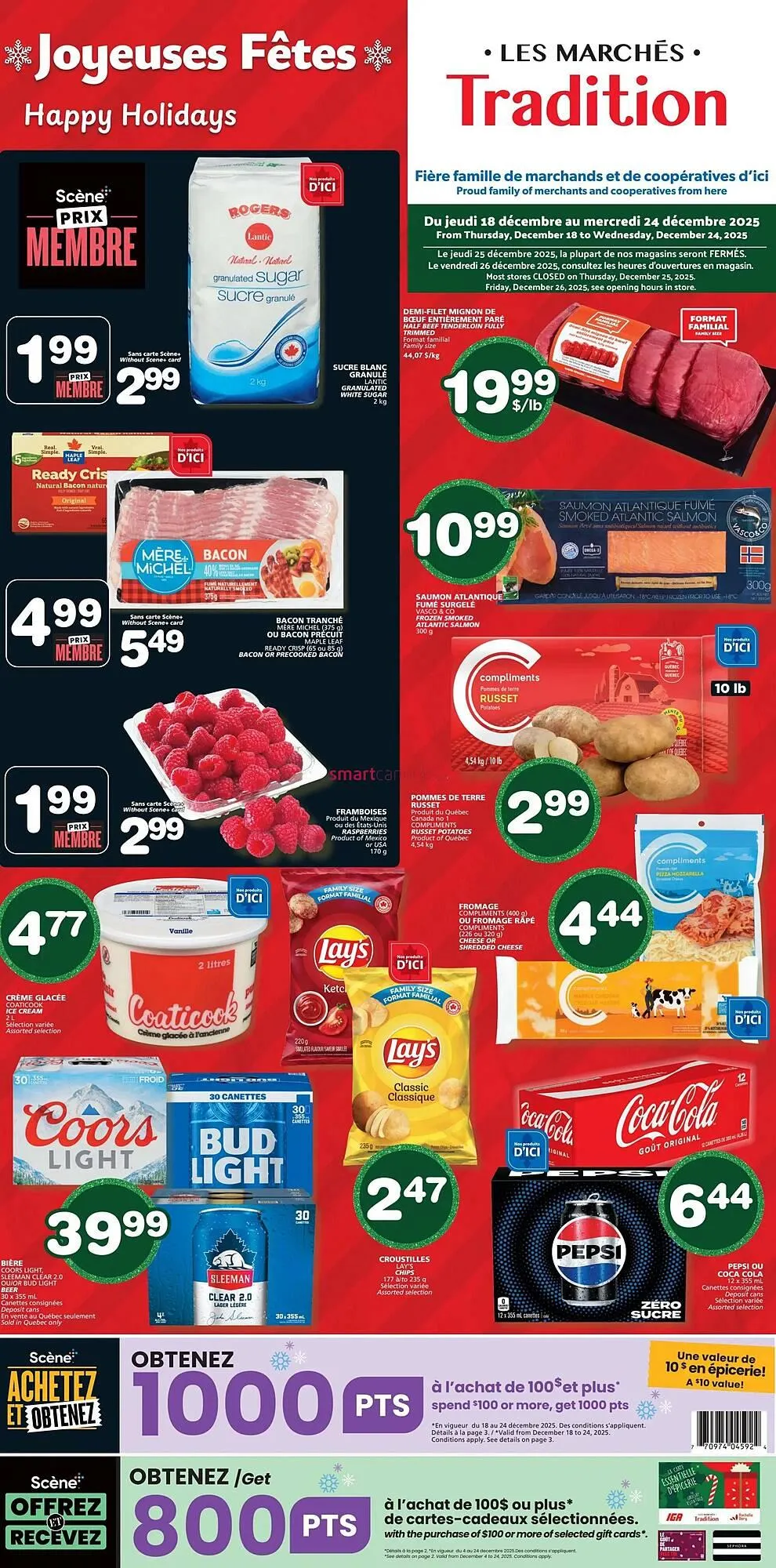 Marches Tradition flyer from December 18 to December 24 2025 - flyer page 1