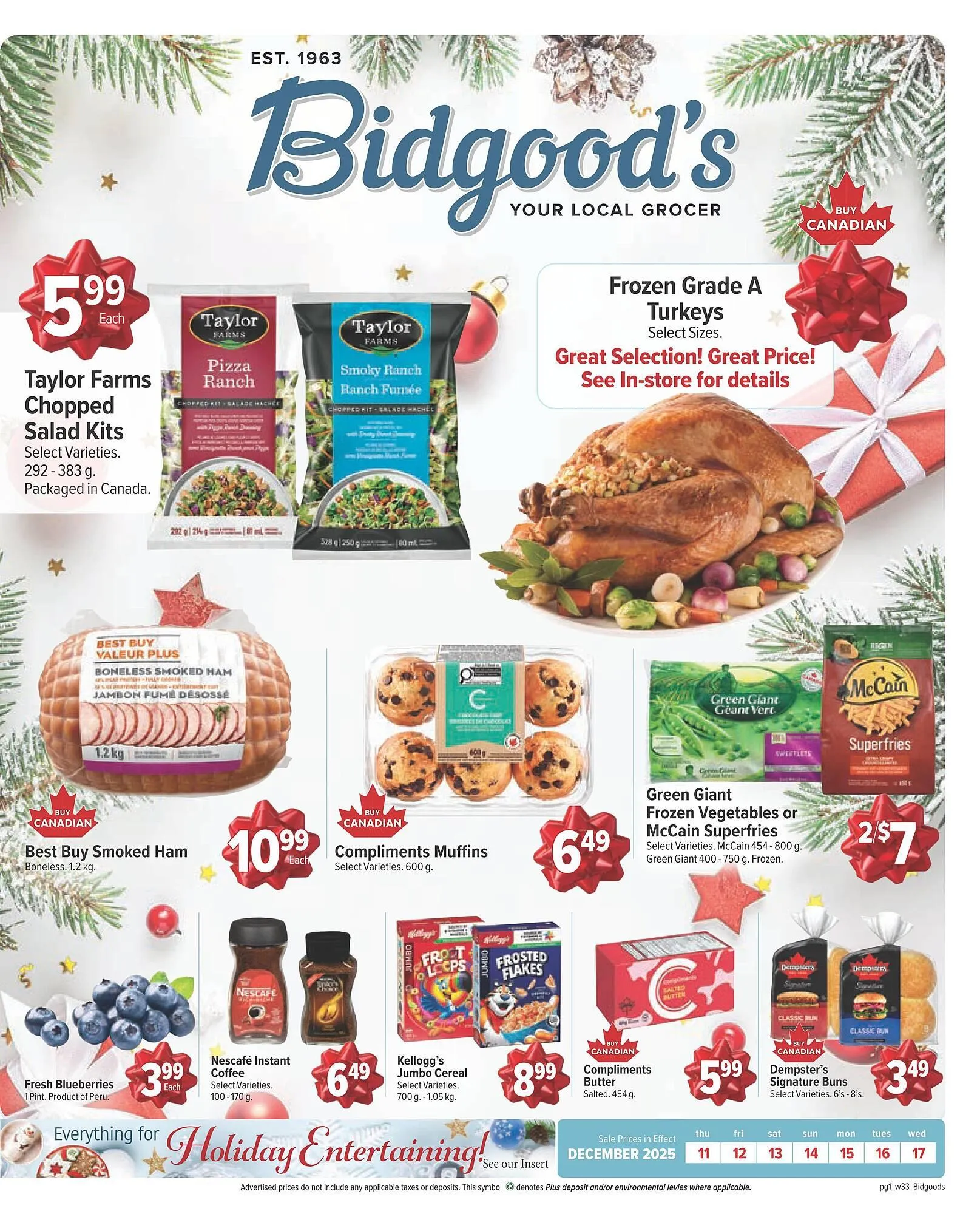 Bidgood's flyer from December 11 to December 17 2025 - flyer page 1