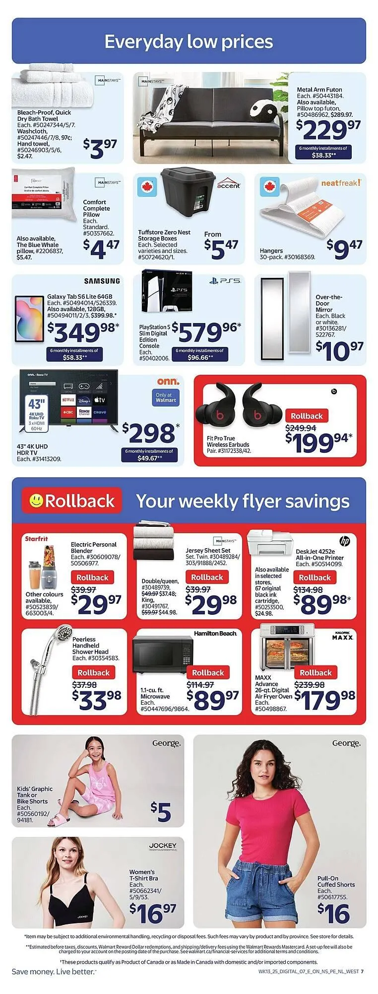 Walmart flyer from April 24 to May 1 2025 - flyer page 7