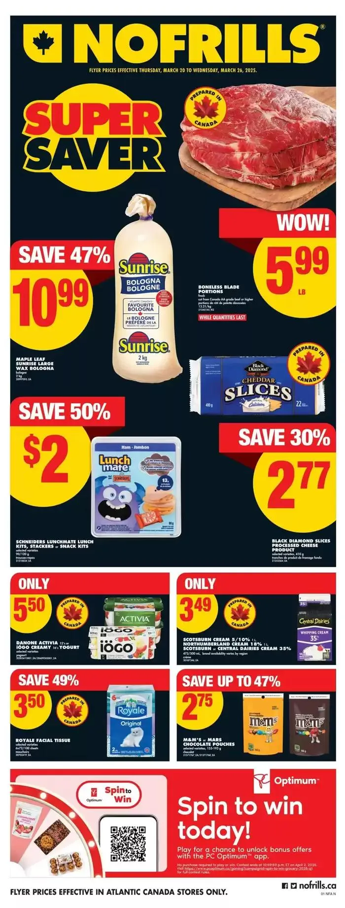 No Frills Weekly ad from March 20 to March 26 2025 - flyer page 2